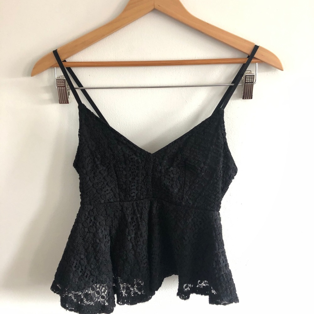 TOPSHOP PEPLUM BLOUSE